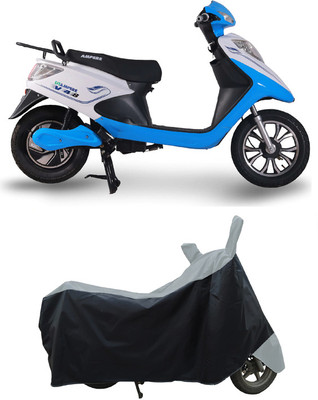 Coxtor Waterproof Two Wheeler Cover for Ampere(V 48, Grey)