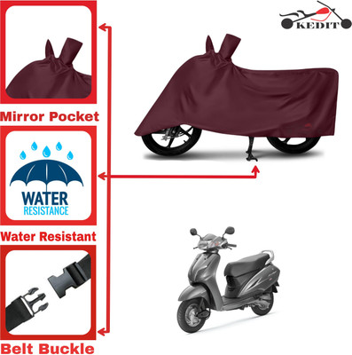 AASHTIK MART Two Wheeler Cover for Honda(Activa, Maroon)