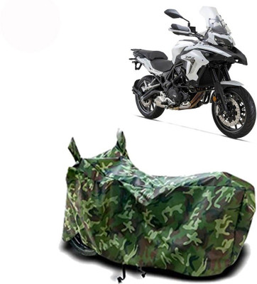 DeepShakshi AUTOMOTIVE Waterproof Two Wheeler Cover for Benelli(TRK 502, Green)