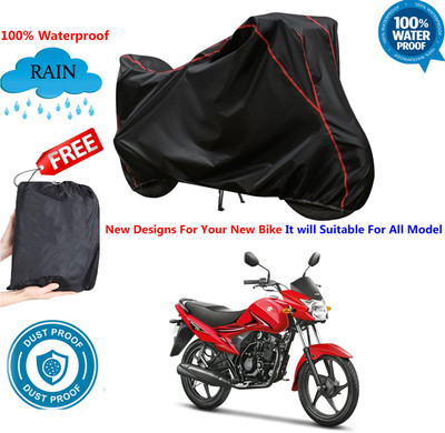 OliverX Waterproof Two Wheeler Cover for Suzuki(Hayate EP, Black)