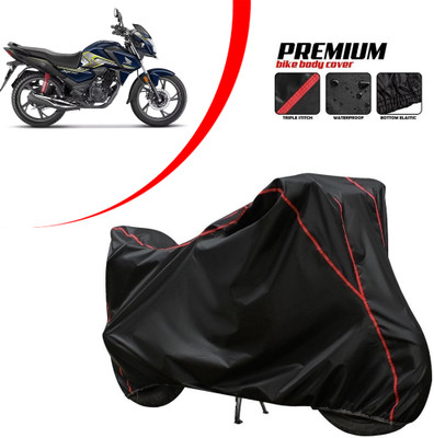 PAGORA Waterproof Two Wheeler Cover for Honda(SP 125, Black)