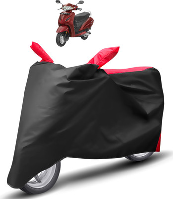Caronix Two Wheeler Cover for Honda(Activa 4G, Red)