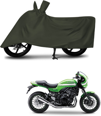 DeepShakshi AUTOMOTIVE Waterproof Two Wheeler Cover for Kawasaki(Z900 RS Cafe Racer, Green)