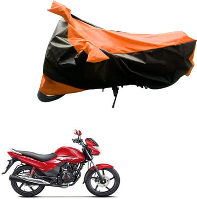 Mdstar Waterproof Two Wheeler Cover for Hero(Achiever, Black, Orange)