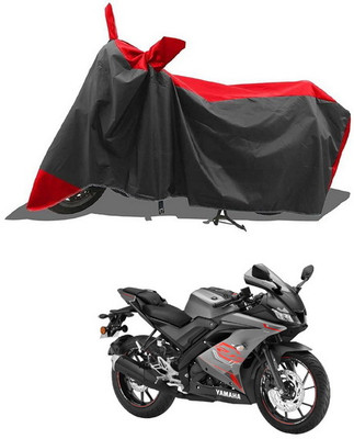 PAGORA Waterproof Two Wheeler Cover for Yamaha(YZF-R15 V3 BS6, Red, Black)