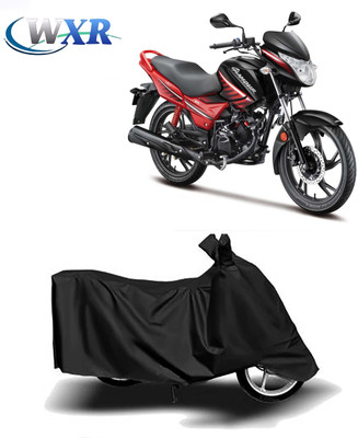 WXR Waterproof Two Wheeler Cover for Hero(Glamour, Black)