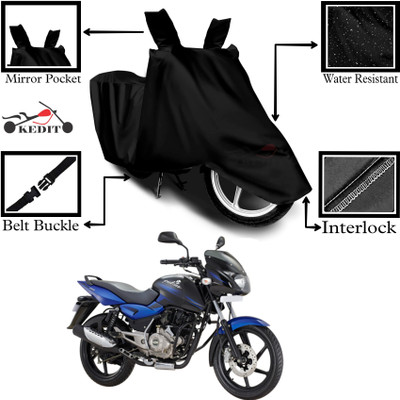 KEDIT Two Wheeler Cover for Bajaj(Pulsar 150 BS6, Black)