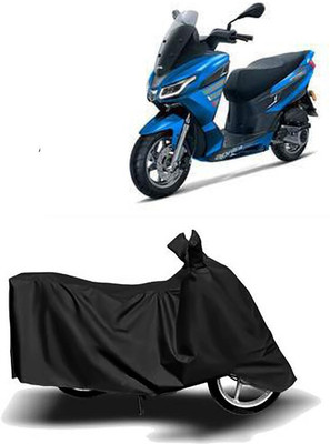 Mdstar Waterproof Two Wheeler Cover for Aprilia(Storm 125, Black)