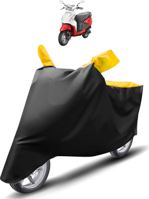 Caronix Two Wheeler Cover for Hero(Pleasure, Yellow)