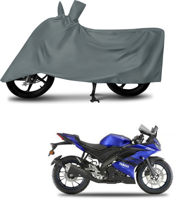 MMSSTAR Waterproof Two Wheeler Cover for Yamaha(YZF R15, Grey)