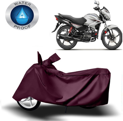 DeepShakshi AUTOMOTIVE Waterproof Two Wheeler Cover for Hero(Glamour, Maroon)