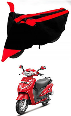 AutoGalaxy Waterproof Two Wheeler Cover for Hero(Duet 125CC, Red, Black)