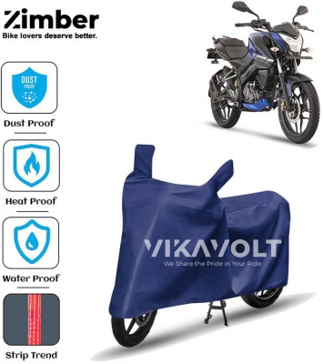 ZIMBER Waterproof Two Wheeler Cover for Bajaj(Pulsar NS 160, Blue)