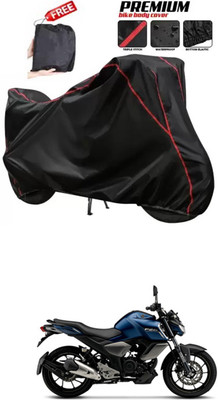 DeepShakshi AUTOMOTIVE Two Wheeler Cover for Yamaha(FZ S V3.0 FI, Black)