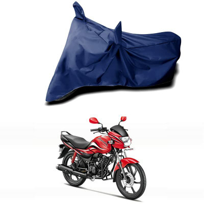 KEDIT Two Wheeler Cover for Hero(Passion, Blue)