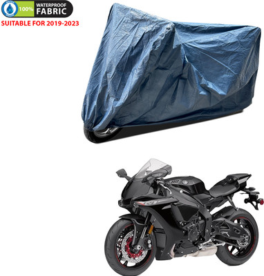 PAGORA Waterproof Two Wheeler Cover for Yamaha(YZF R1M BS6, Blue)