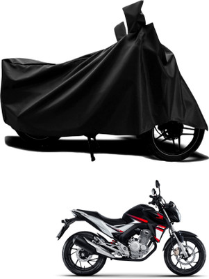 AASHTIK MART Two Wheeler Cover for Honda(CB Twister, Black)