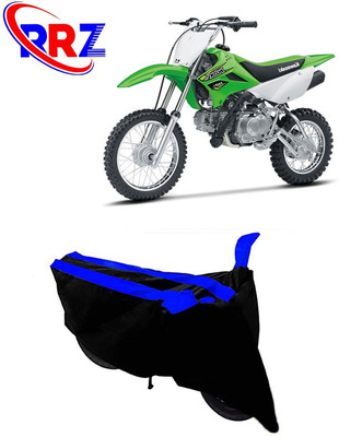 RRZ Waterproof Two Wheeler Cover for Kawasaki(KLX 110, Black, Blue)