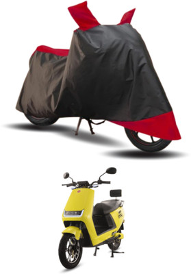 KEDIT Two Wheeler Cover for Hero(Electric EDDy, Red, Black)