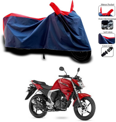 KEDIT Two Wheeler Cover for Yamaha(FZ S FI (V 2.0), Red, Blue)