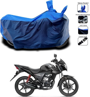 DeepShakshi AUTOMOTIVE Two Wheeler Cover for Honda(CB Twister, Black, Blue)