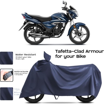 HWSXQAE Two Wheeler Cover for Honda(Shine, Blue)