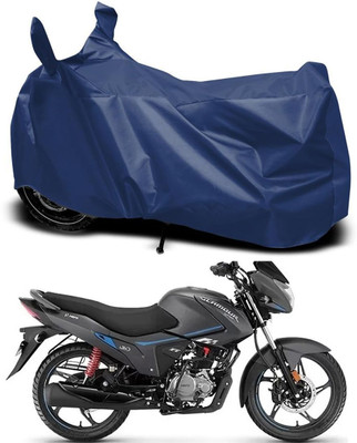 DeepShakshi AUTOMOTIVE Waterproof Two Wheeler Cover for Hero(Glamour FI, Blue)