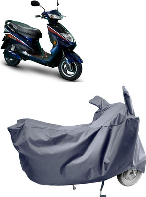 Amexride Two Wheeler Cover for Okinawa(Ridge Plus, Grey)