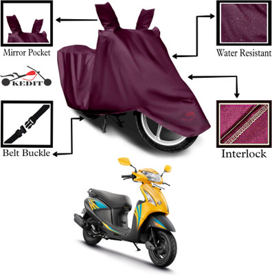 AASHTIK MART Two Wheeler Cover for Hero(MotoCorp Pleasure Plus, Maroon)