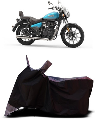 VESMEI Two Wheeler Cover for Royal Enfield(Meteor, Grey)