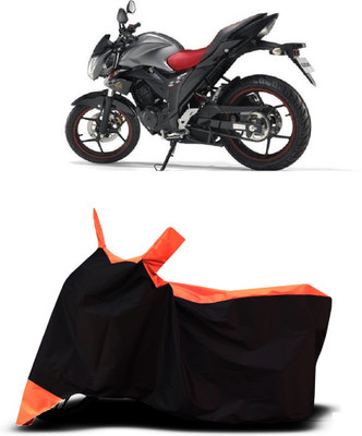 VESMEI Two Wheeler Cover for Suzuki(Gixxer Special Edition BS6, Orange)