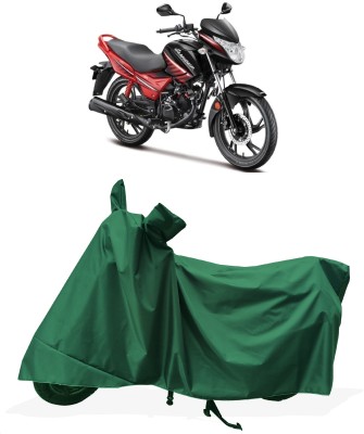 Tricway Two Wheeler Cover for Hero(Glamour Programmed FI, Green)