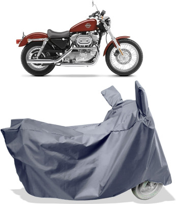 Amexride Two Wheeler Cover for Harley Davidson(XL 883, Grey)