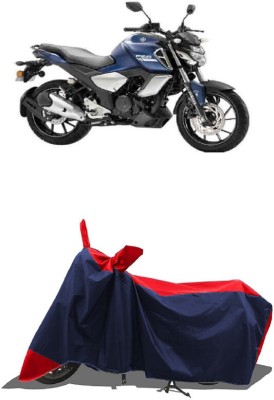 SUGASHRI Waterproof Two Wheeler Cover for Yamaha(FZS-FI, Red, Blue)