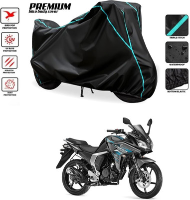 GOSHIV-car and bike accessories Waterproof Two Wheeler Cover for Yamaha(Fazer-FI BS6, Black)