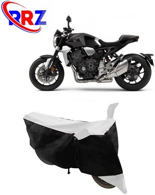 RRZ Waterproof Two Wheeler Cover for Honda(CB 1000R, Black, White)