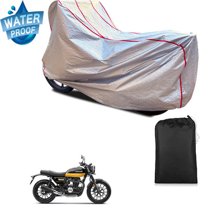 PAGORA Waterproof Two Wheeler Cover for Honda(CB350RS, Silver)