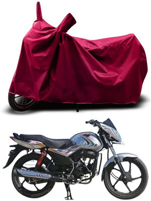 KEDIT Two Wheeler Cover for Mahindra(Pantero, Maroon)