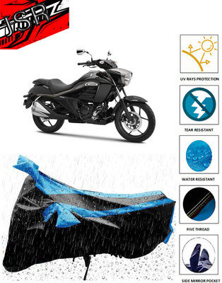 J S R Waterproof Two Wheeler Cover for Suzuki(intruder 150, Blue)