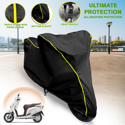 GARREGE Waterproof Two Wheeler Cover for Honda(Aviator, Black)