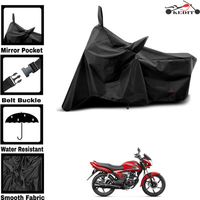 AASHTIK MART Two Wheeler Cover for Honda(CB Shine, Black)