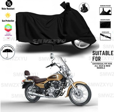 smwzxyu Two Wheeler Cover for Bajaj(Avenger 220 Street, Black)