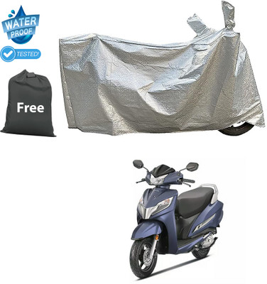 CODOKI Waterproof Two Wheeler Cover for Honda(Activa 125, Silver)