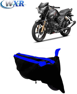 WXR Waterproof Two Wheeler Cover for TVS(Apache RTR 180, Black, Blue)
