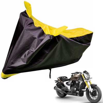 MOCKHE Two Wheeler Cover for TVS(Zeppelin, Yellow)