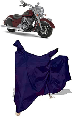 Amexride Two Wheeler Cover for Indian(Chief Classic, Blue)