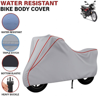 Auto Udaan Waterproof Two Wheeler Cover for Honda(CD 110 Dream, Grey, Red)