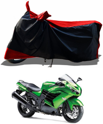 DeepShakshi AUTOMOTIVE Waterproof Two Wheeler Cover for Kawasaki(Ninja ZX-14R, Red)