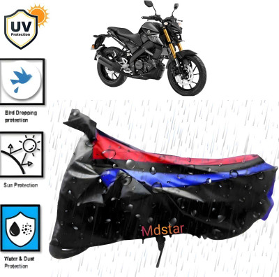 MMSSTAR Waterproof Two Wheeler Cover for Yamaha(MT-15, Black)
