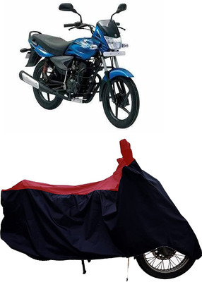 KEDIT Two Wheeler Cover for Bajaj(Platina 125, Red, Black)